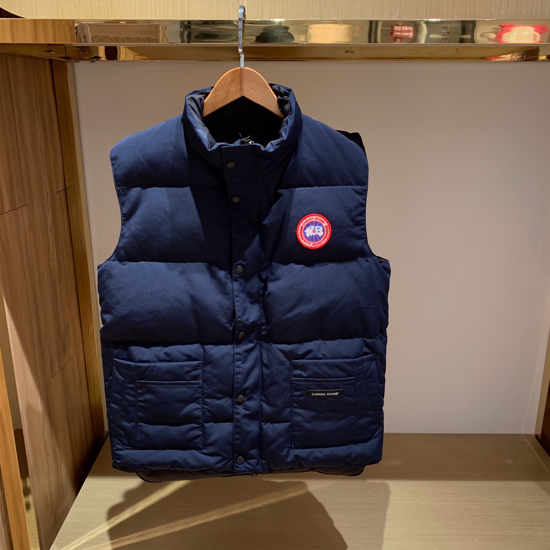 [CANADA GOOSE] 캐나다구스 패딩 조끼 네이비 남성용