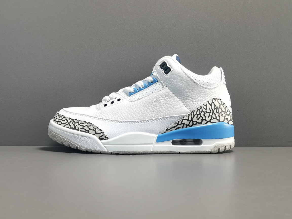 [AIR JORDAN] 에어조던3 레트로 UNC 발로 블루 CT8532-104 남성용 (PKgod버전)