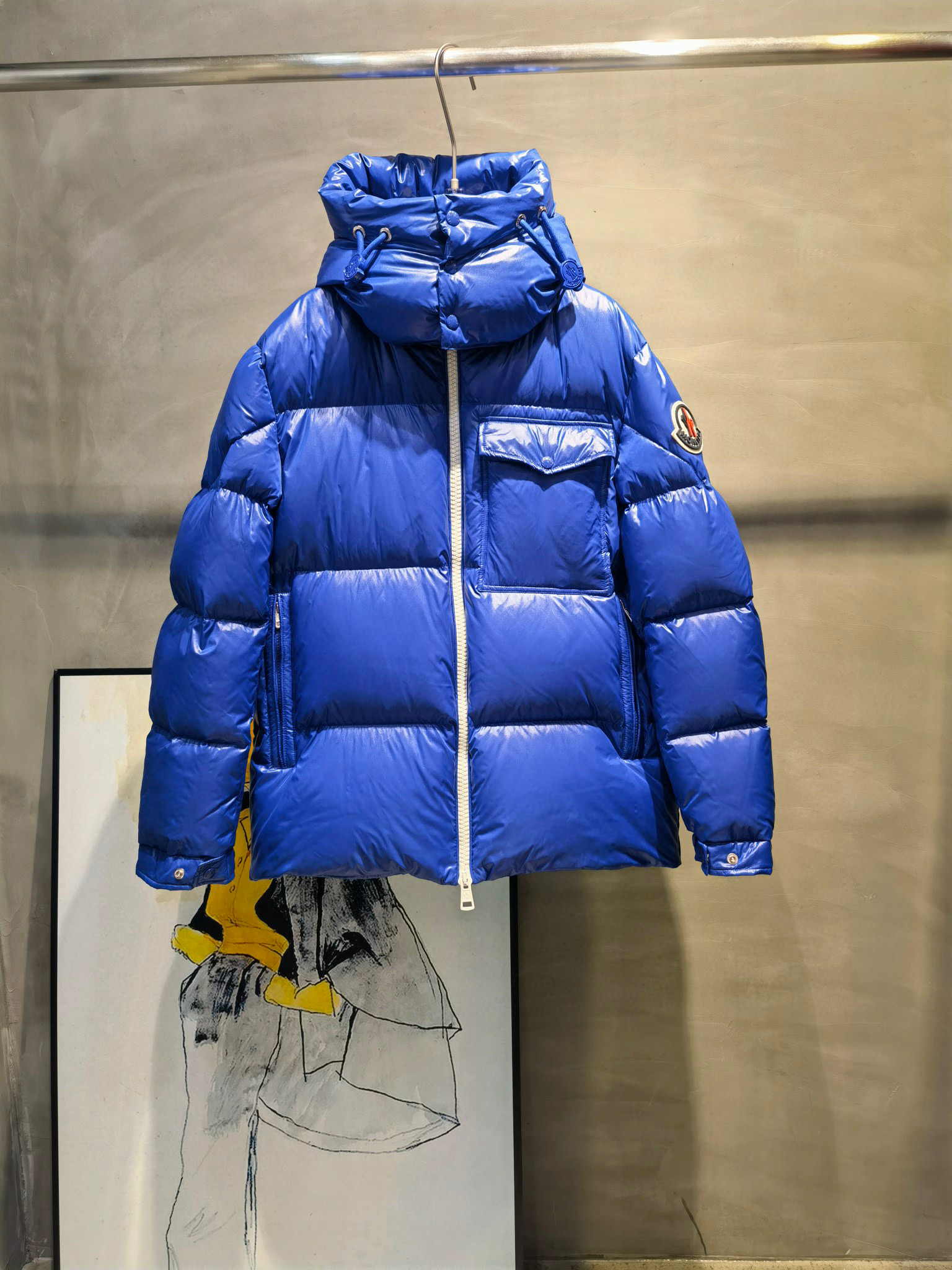 [MONCLER] 몽클레어 VIGNEMALE 비뉴말 패딩 블루 남성용