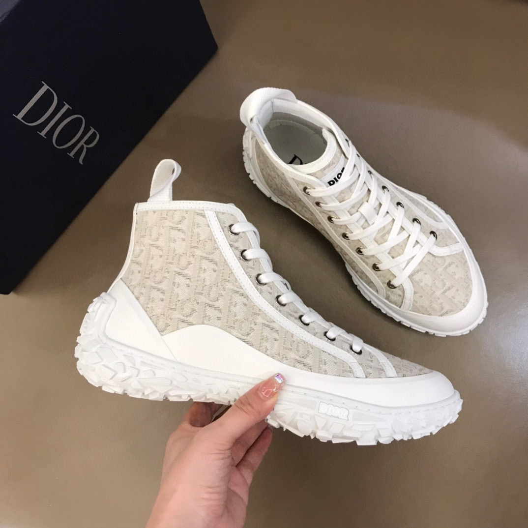 [DIOR] 디올 B28 오블리크 하이 스니커즈 남녀공용