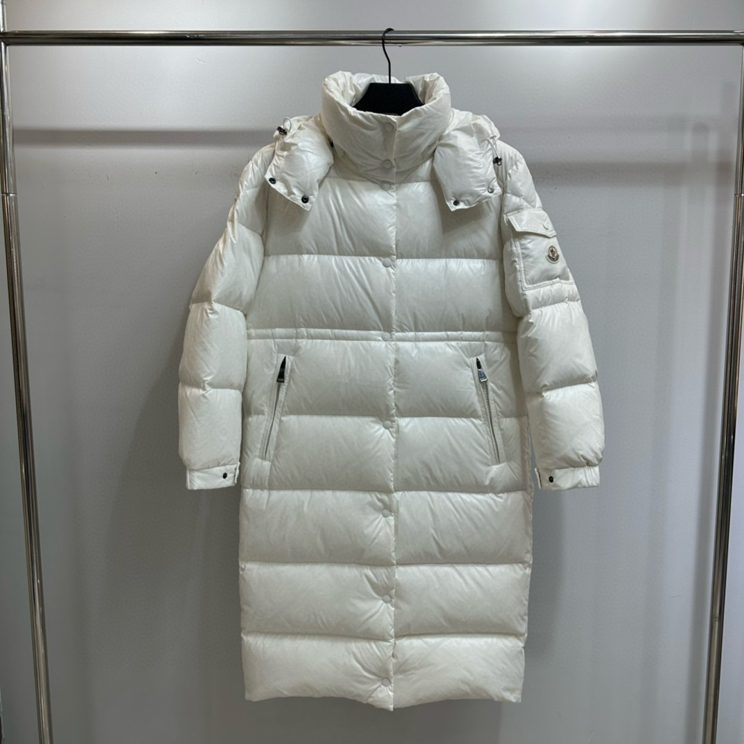 [MONCLER] 몽클레어 카베타즈 CAVETTAZ 롱 패딩 화이트 여성용