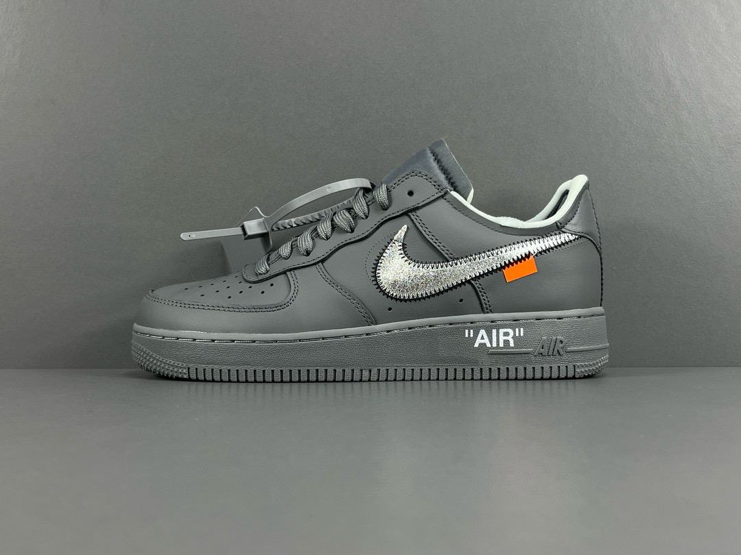 [NIKE] 오프화이트 X 나이키 에어포스 로우 울프 그레이 DX1419-500 남성용 (OWF공장)
