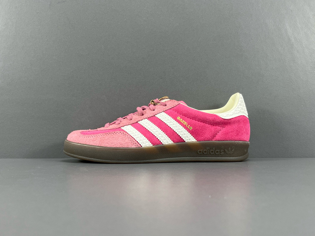 [ADIDAS] 아디다스 가젤 인도어 핑크 화이트 우먼스 IF1809 남녀공용