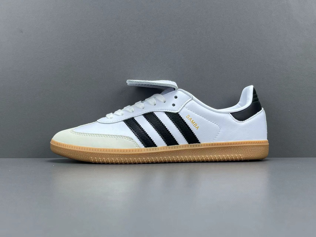 [ADIDAS] 아디다스 삼바 LT 화이트 코어 블랙 골드 매트 IG4279 남녀공용