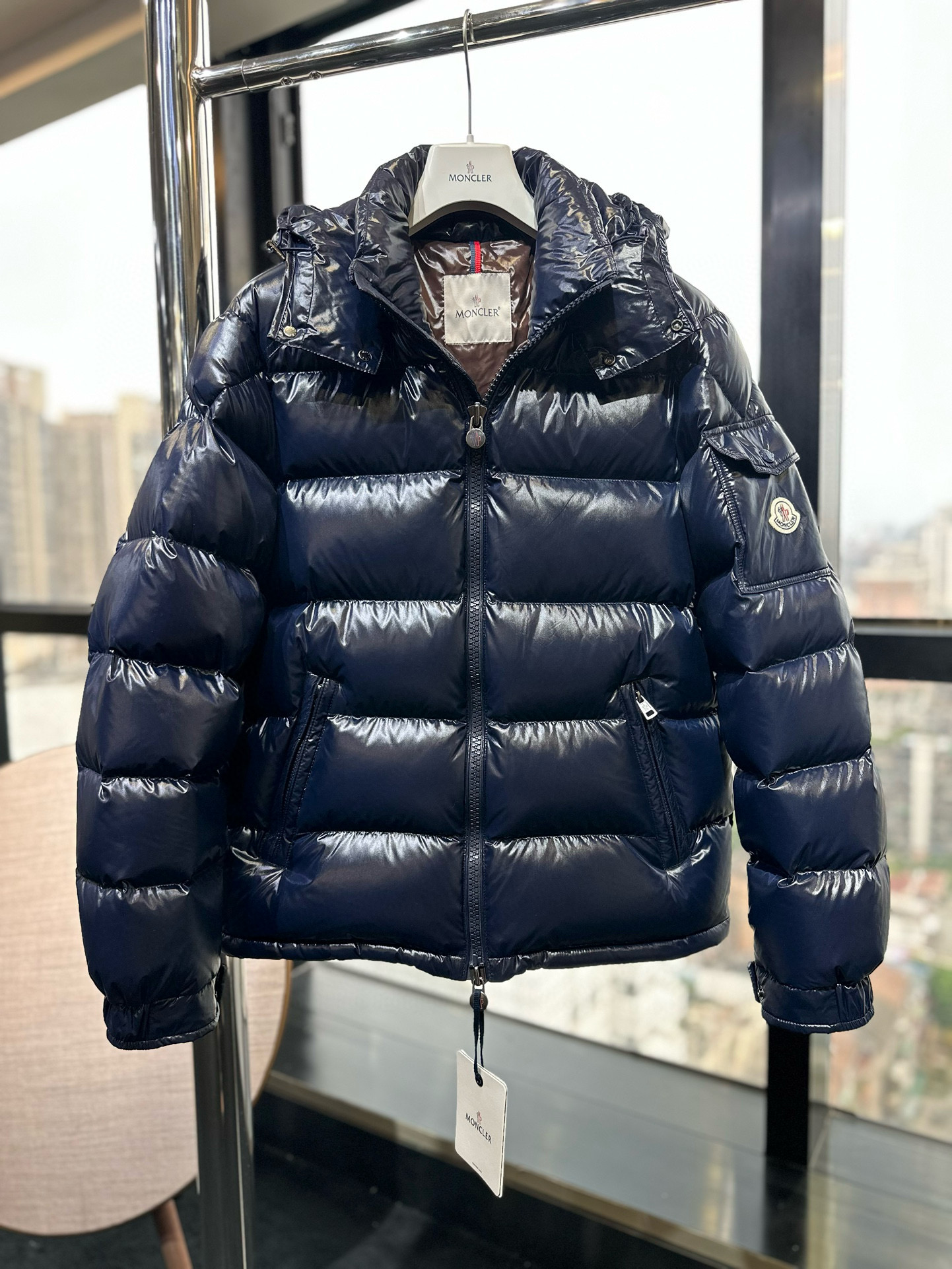 [MONCLER] 몽클레어 MAYA 마야 패딩 네이비 남성용