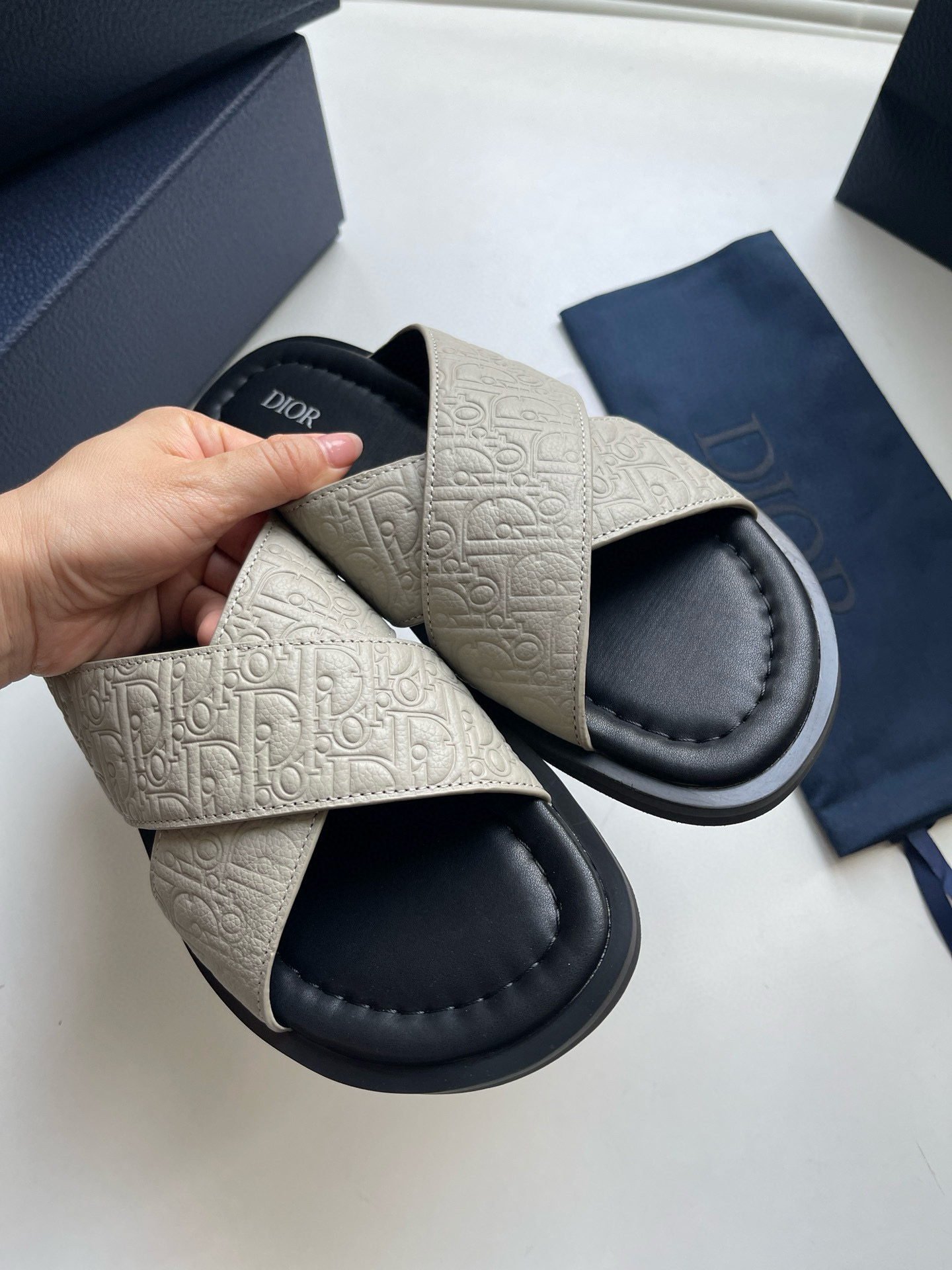 [DIOR] 디올 알리아스 뮬 샌들 슬리퍼 남성용