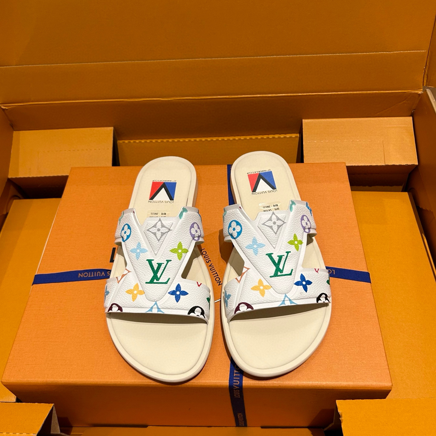 [LOUIS VUITTON] 루이비통 오아시스 뮬 샌들 남성용