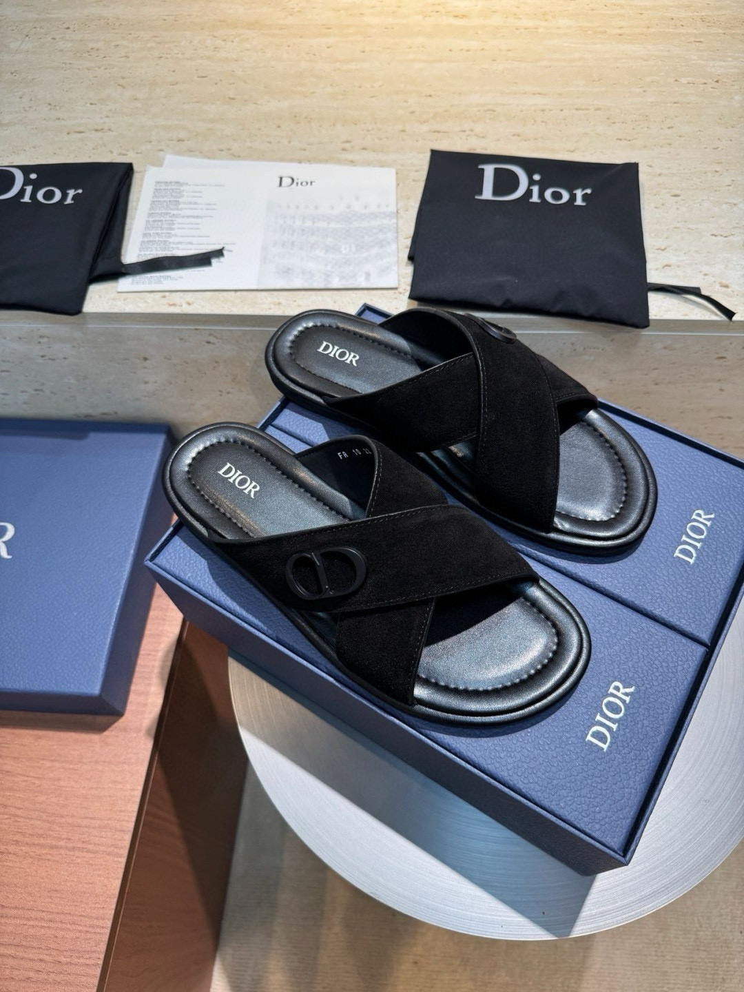 [DIOR] 디올 알리아스 뮬 샌들 남성용