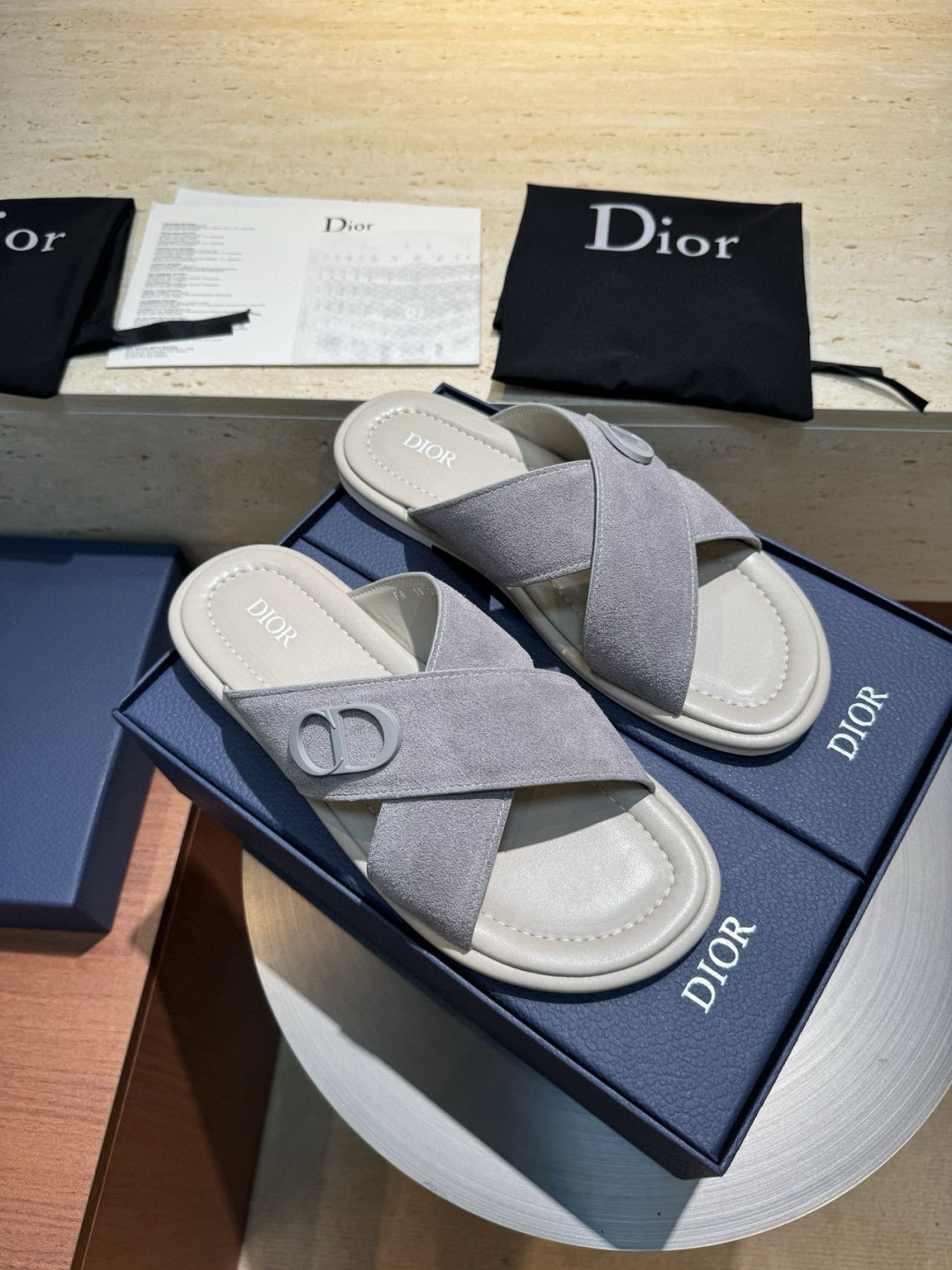 [DIOR] 디올 알리아스 뮬 샌들 남성용