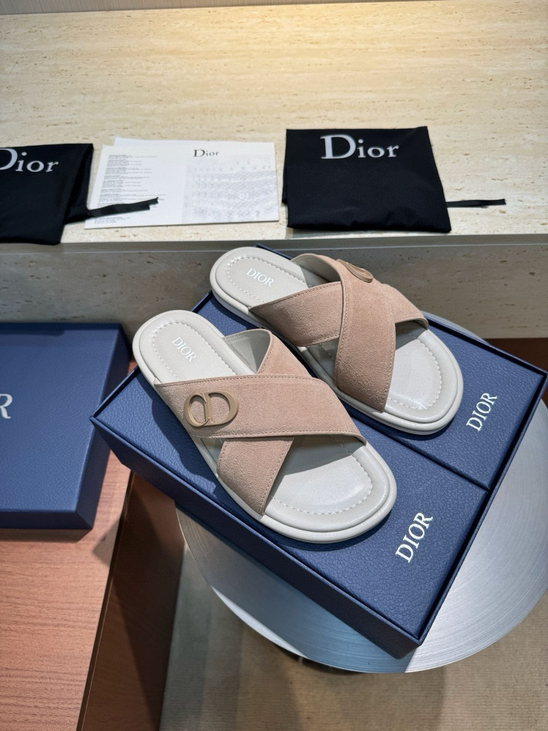[DIOR] 디올 알리아스 뮬 샌들 남성용